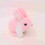 Educatief interactief loopkonijntje, roze, 8x6x4 inch. 2