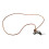 Halskette mit Katzenanhänger, silberfarben, Vintage-Choker 1