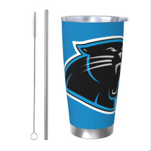 Panthers Football thermosbeker, 20 oz, roestvrij staal