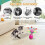 Roly-Poly Cat Toy with Feather and Bell Egg-Shaped 4