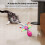 Roly-Poly Cat Toy with Feather and Bell Egg-Shaped 5