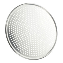 Aluminum pizza pan perforated 14 inch