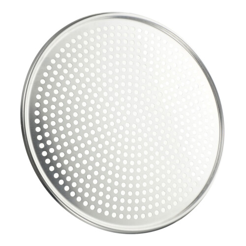 Aluminum pizza pan perforated 14 inch