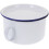 Enamel soup bowl retro handled ramen bowl 1 pc 1