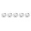 Crystal Rhinestone Button Flat Back Decoration DIY 15mm 80 Pcs Clear 4