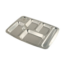 Stainless Steel Kids Snack Tray with 4 5 or 6 Grids