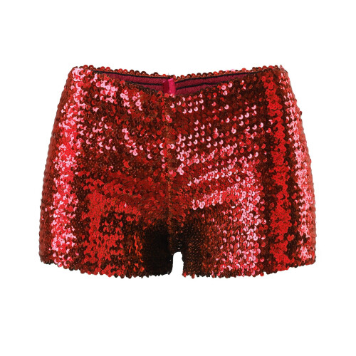 Dames sportshorts met pailletten 1