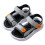Boys Walking Sandals Grey 6-7 Years 3