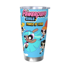 Copo térmico Powerpuff Girls em aço inoxidável de 590ml (20oz)