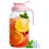 Glas Mason Jar-kanna, 64 oz lufttät, bred mun 1