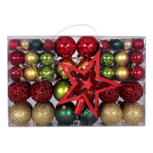 Ensemble de 101 boules de Noël Poaug avec décoration pour sapin