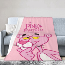 Pink Panther plush throw blanket 50x60 inches
