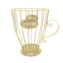 Soporte de vidrio para cápsulas de café con adorno navideño (30 unidades)