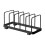 Euro Kitchen Organizer Rack Black 9.44 in 1