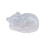 Shishian quartz crystal sleeping cat statue 2 inch 2
