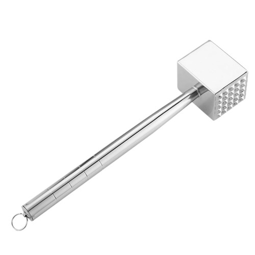 Maillet attendrisseur de viande en acier inoxydable (1 pièce)
