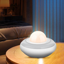 Luz noturna recarregável via USB, luz de cabeceira com intensidade ajustável.