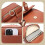 Unisex Crossbody Leather Bag – Adjustable Strap, 20cm 4
