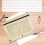 3-Ring Binder Pouch Transparent Zipper Large Capacity 5