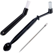 Kit de nettoyage pour machine à café expresso avec brosse et cuillère