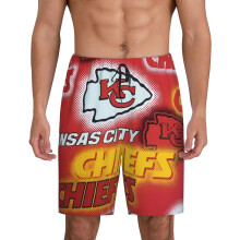 Calça de pijama curta masculina com o logotipo dos Chiefs (1 par)