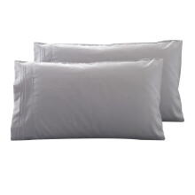 Light Gray King Pillow Cases 20x40 Inch Brushed Microfiber