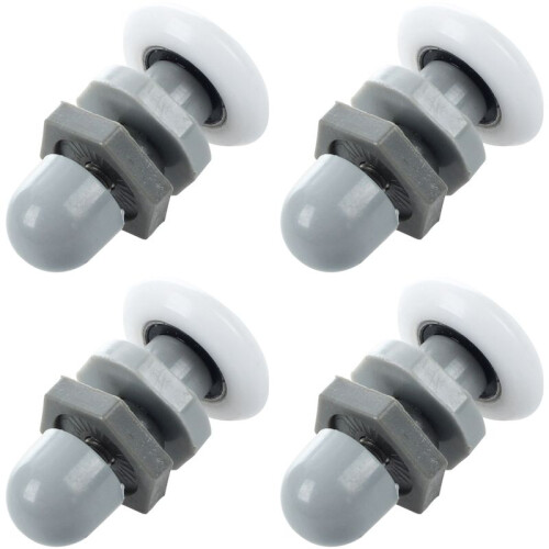 4X Replacement Shower Door Roller Wheel Runner Diameter 25mm