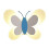 Applique murale papillon LED, lampe moderne et minimaliste, 1 pièce 1