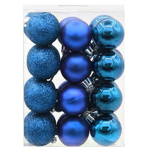 Boules de Noël, 24 pièces, décorations pour sapin