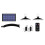 Solar Pendant Light with Remote Control 1 Pack 1