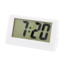 Bordsklocka Vit Triangulär Mini Digital 1 st