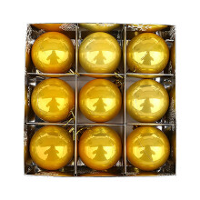 Christmas tree ball ornament gold 60mm