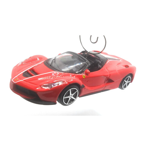Ferrari LaFerrari Aperta Christmas ornament 1:43 red