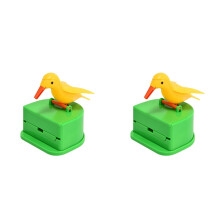 Distributeur de cure-dents Little Bird à poussoir (2 pièces)