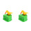 Dispenser de scobitori Little Bird tip împingere, 2 buc. 1