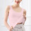 Women's Ice Silk Tank Top - Round Neck, Seamless, 6