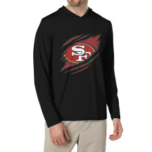 SF 49ers Men's Hooded Long-Sleeve T-Shirt 1