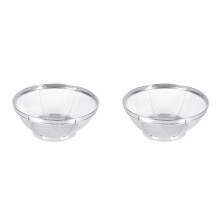 Stainless Steel Rice Sieve Bowl Fine Mesh 2PCS