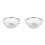 Stainless Steel Rice Sieve Bowl Fine Mesh 2PCS 1