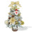 Gold Mini Christmas Tree 24 Inch with LED Lights and 1