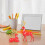 Christmas Reindeer Table Ornaments Resin Red 2PCS 2