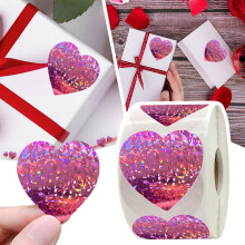 Étiquettes cadeaux pour la Saint-Valentin (500 autocollants)