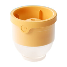 Whiskey-Eiskugelform aus Silikon, gelb, 6 cm