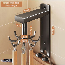 Rotating Kitchen Hook Rack for Spatulas and Spoons 6/8/10