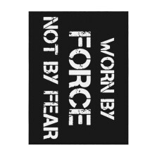Pătură de canapea Worn By Force Not By Fear, 40" x 30"
