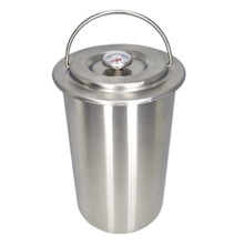 Schinkenpresse aus Edelstahl mit Thermometer (1 Stück)