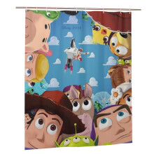 Perdea de duș Toy Story impermeabilă, 183x183 cm