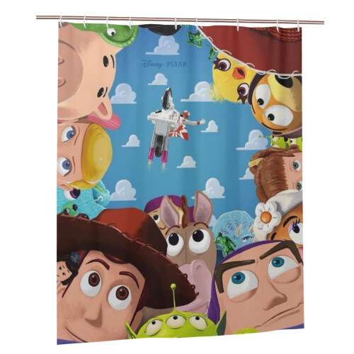Perdea de duș Toy Story impermeabilă, 183x183 cm