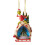 Christmas Tree Ornament Flat Hanging 8cm Black 1