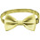 Bow Tie Solid Color Adjustable for Kids Yellow Free Size 6